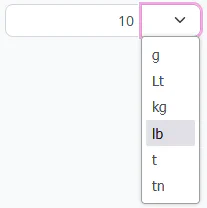 Specific unit type