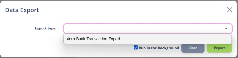 Data Export