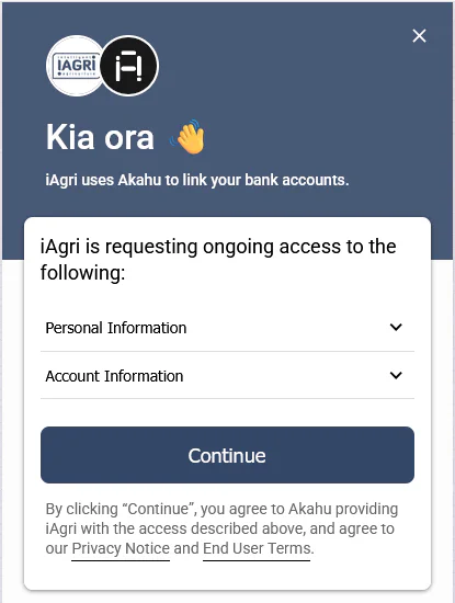 Akahu Page