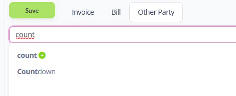 Other party search